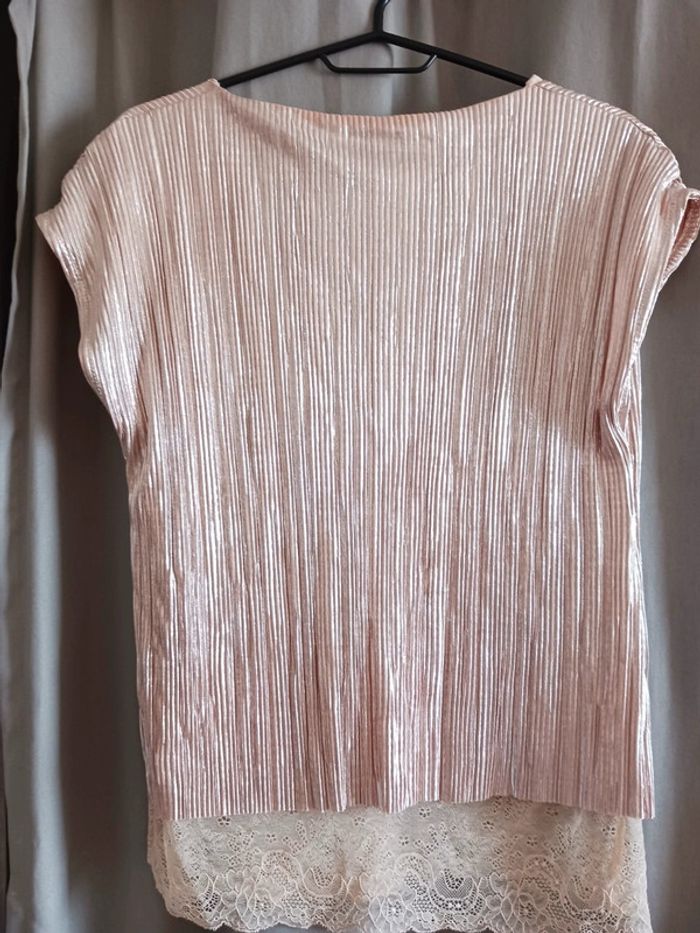 Haut crème doré Promod Taille M38 - photo numéro 5