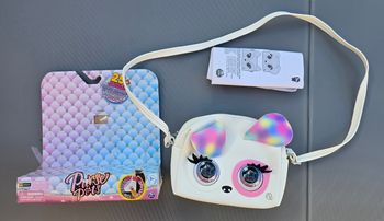 Purse pets sac à main interactif chiot arc en ciel