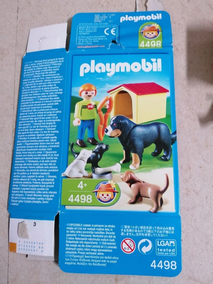 Playmobil 4498 Enfant avec famille de chiens