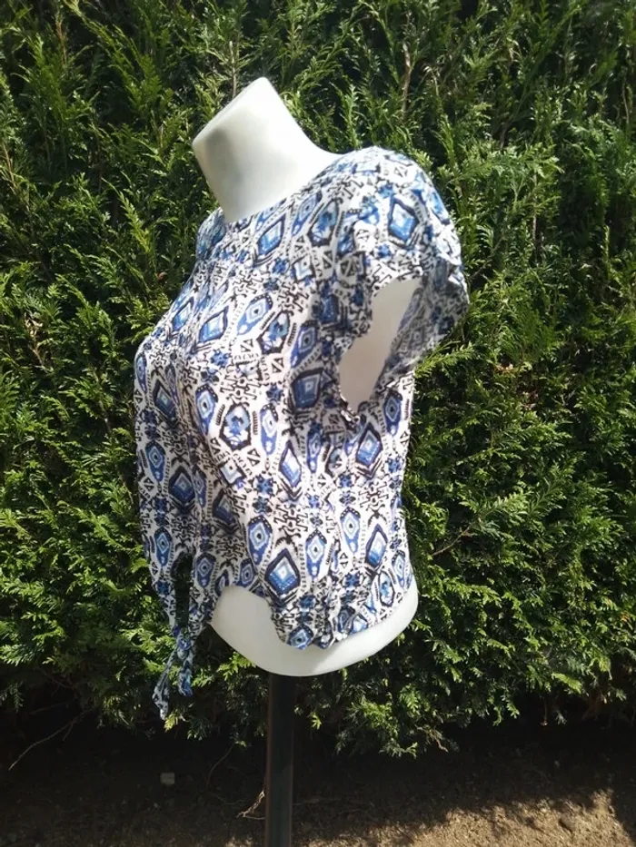 👕 Tunique fluide jennyfer 100% viscose - taille M -neuf sans étiquette - photo numéro 5