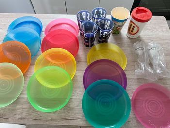 Lot vaisselle plastique