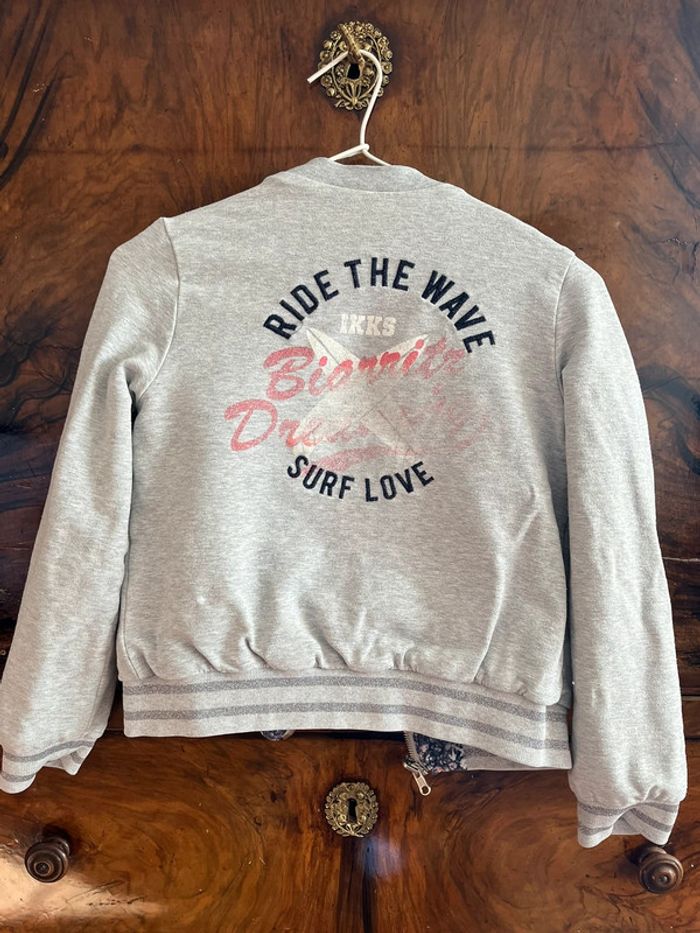 Veste/sweat zippé réversible Ikks fille 10 ans - photo numéro 9