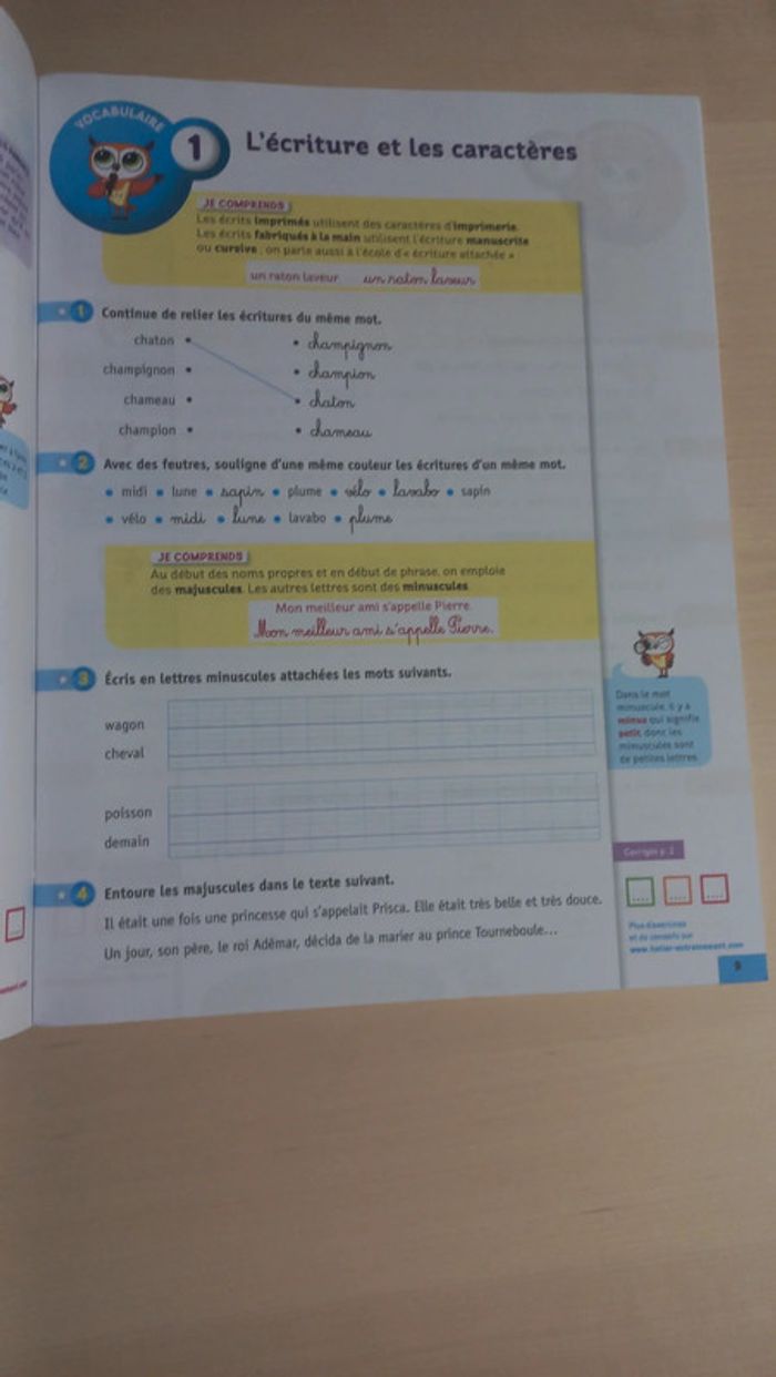 Cahier d'activités CP français . Neuf - photo numéro 3