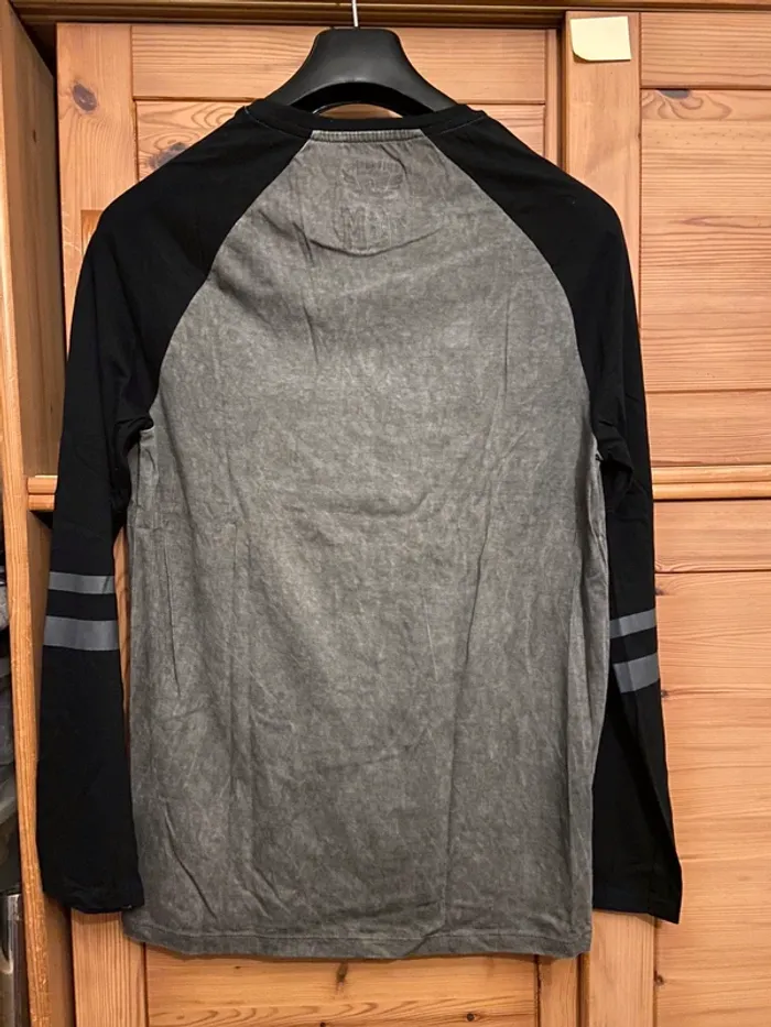 T-shirt manches longues bicolore