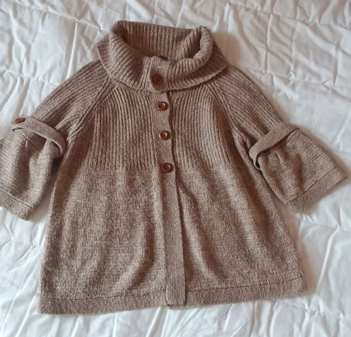 Gilet chaud marron