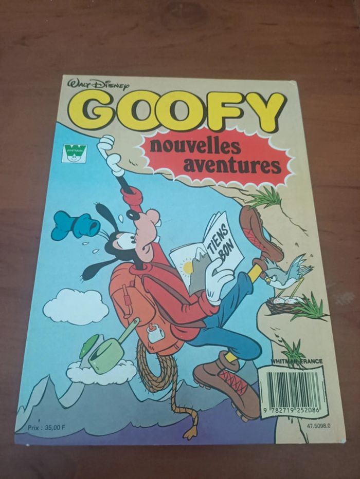 Livre vintage Walt Disney les nouvelles aventures de goofy - photo numéro 2