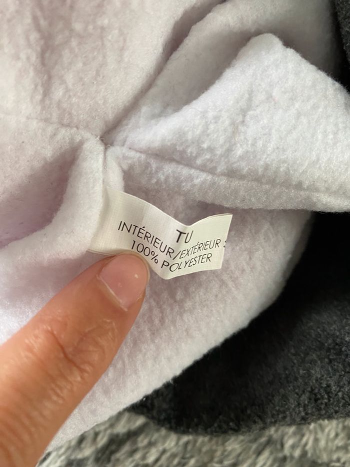 Bonnet enfant mixte rouge polaire - photo numéro 5