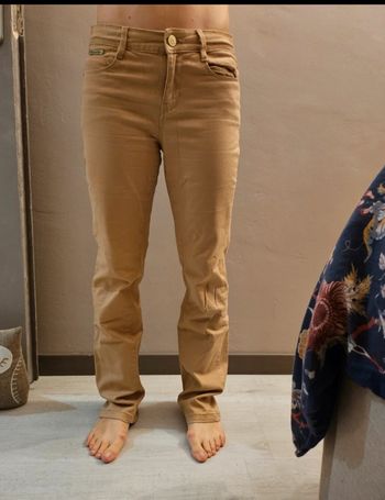 Pantalon caramel Camaïeu