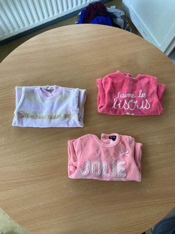 Lot de pyjamas 1mois