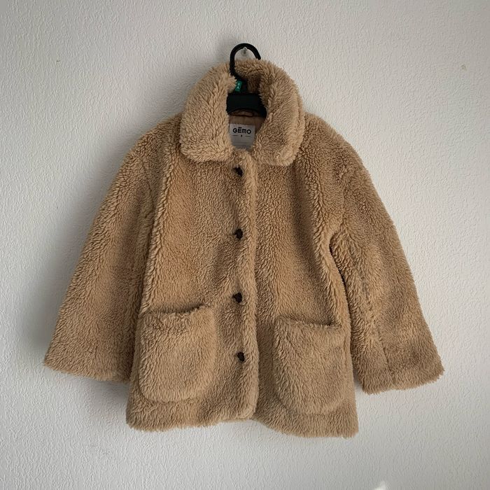 Manteau effet moutonnée gemo taille 8 ans
