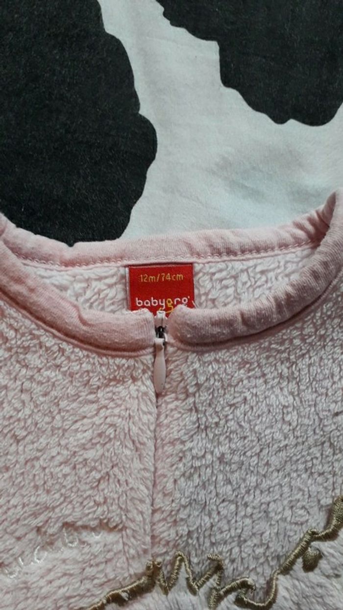 Pyjama grenouillère polaire bien chaud, 12 mois - photo numéro 3