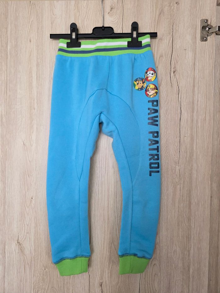 BAS DE JOGGING GARÇON PAW PATROL NICKELEDEON BLEU TURQUOISE TAILLE 6ANS
