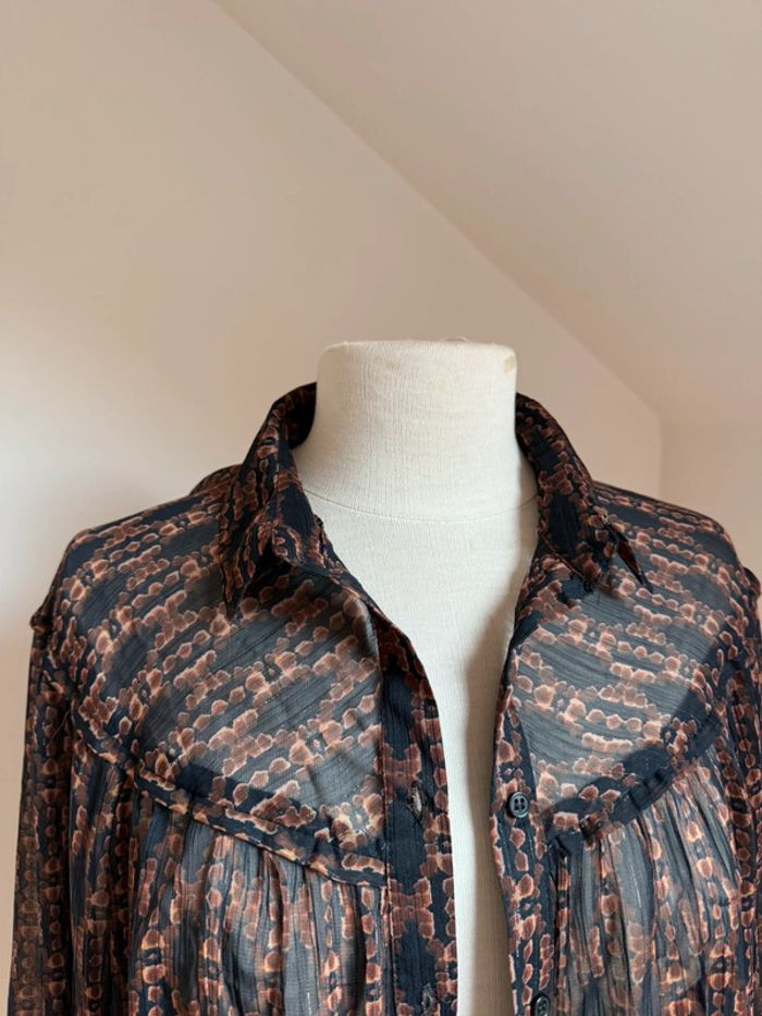 Superbe chemise fluide blouse neuve Promod 🌸 42 XL - photo numéro 3