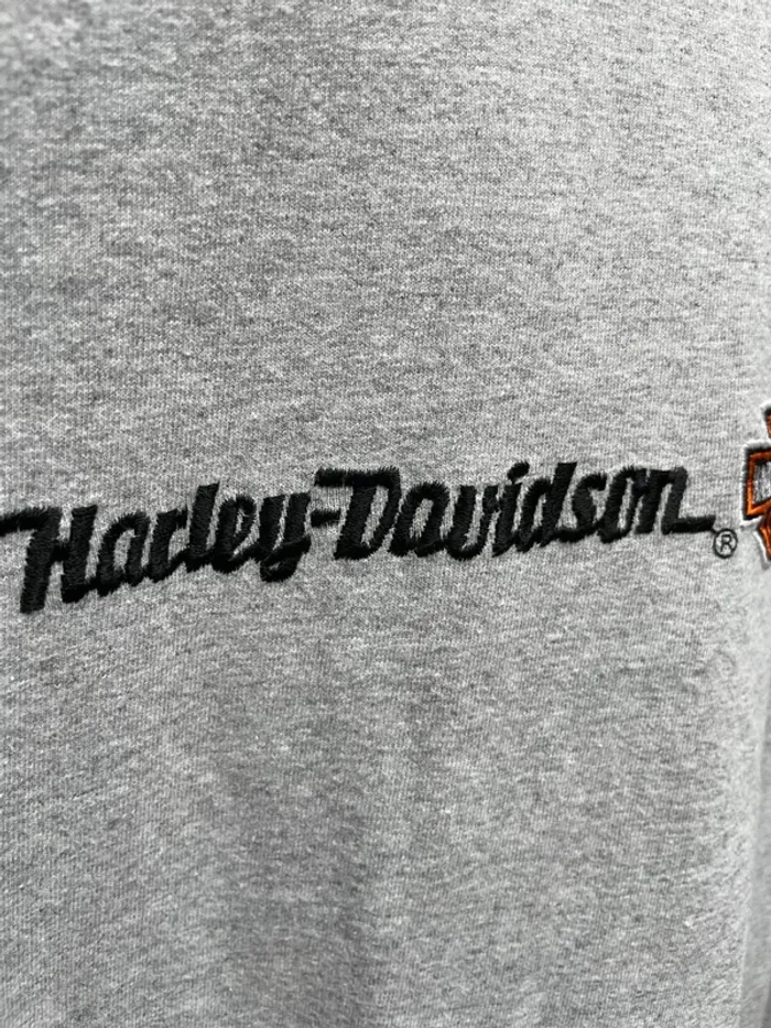 T-shirt embroided Harley Davidson collector motor cycles biker made in USA 🇺🇸 Mens XXL - photo numéro 4
