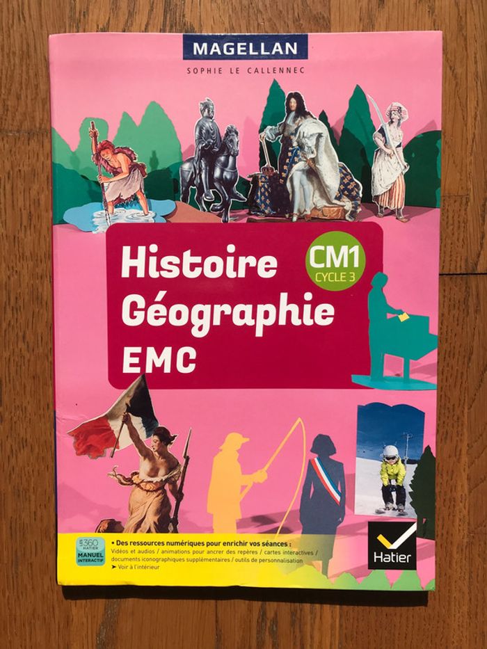 Magellan - Histoire-Géographie-EMC manuel de l’élève CM1