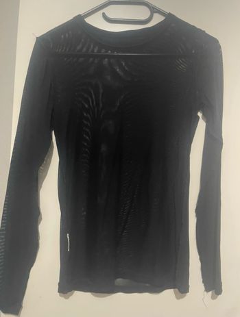 Haut manche longue transparente