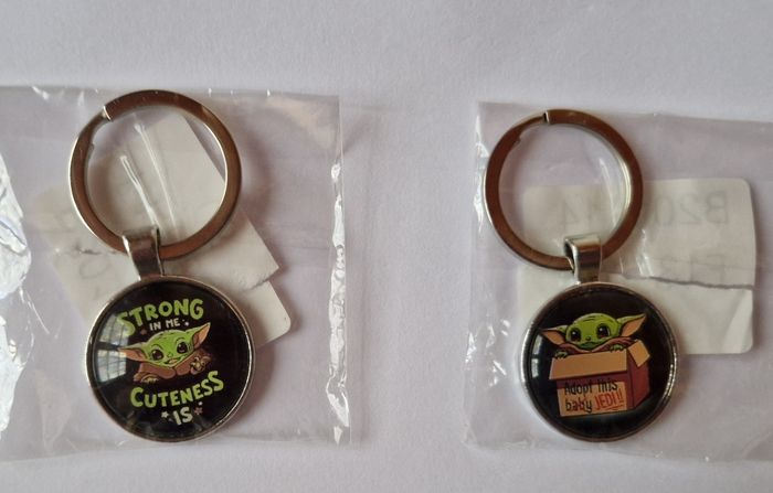 Lot de 2 porte clé Bébé yoda