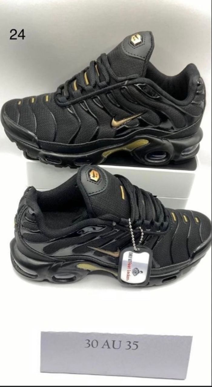 Nike tn noir doré 35 - photo numéro 3