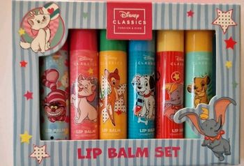 Lot de 6 baumes â lèvres disney