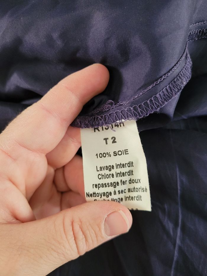 Robe en soie sandro t2 - photo numéro 7