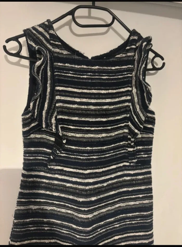 Robe rayée Springfield bleue et blanche – Taille XS / 34 - photo numéro 2