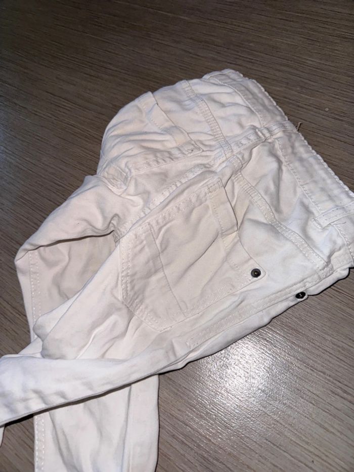 Jeans blanc skinny 5 ans - photo numéro 3