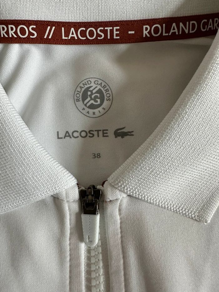 Robe Lacoste Roland Garros T:38 - photo numéro 5