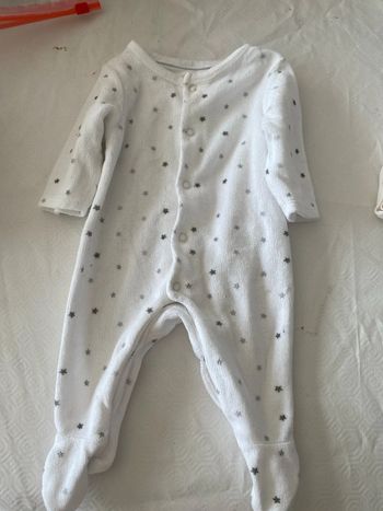 Pyjama bébé mixte 1 mois 53cm étoiles