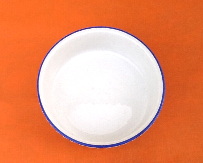 Années 1930 Plat à soufflé N° 1 Décor floral "aux barbeaux" L.L (Louis Lourioux) Foëcy - photo numéro 3