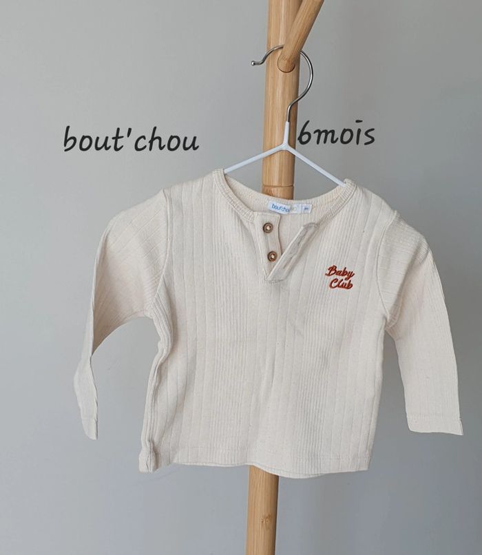T-shirt manches longues bout'chou 6mois