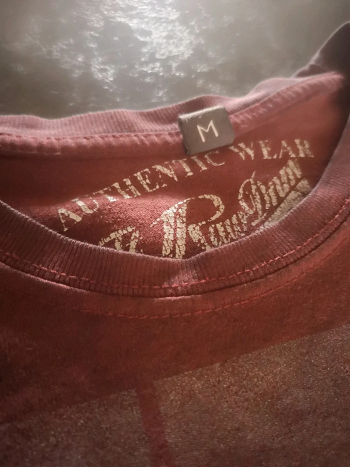 T shirt homme bordeaux - photo numéro 4