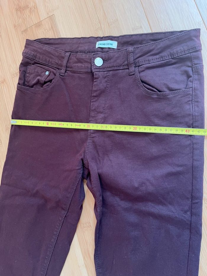 222 - pantalon cache cache chocolat - photo numéro 13