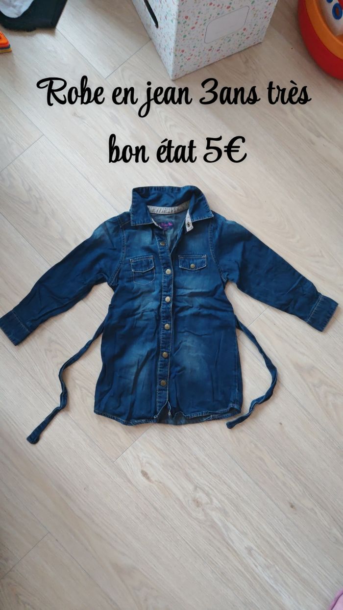 Robe en jean 3ans