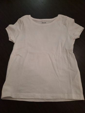 T shirt blanc uni - KIABI 5 ans