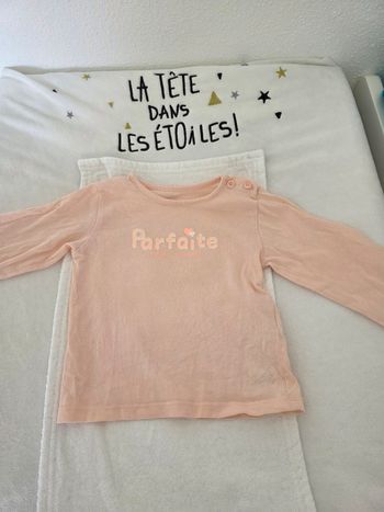 T shirt manche longue taille 12 mois