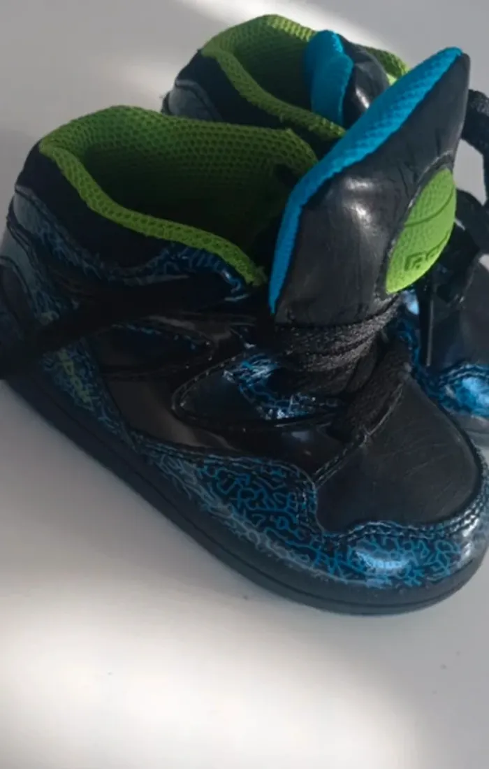 Baskets bébé Reebok Peek N’ Fit – Taille 20 Look streetwear coloré - photo numéro 2