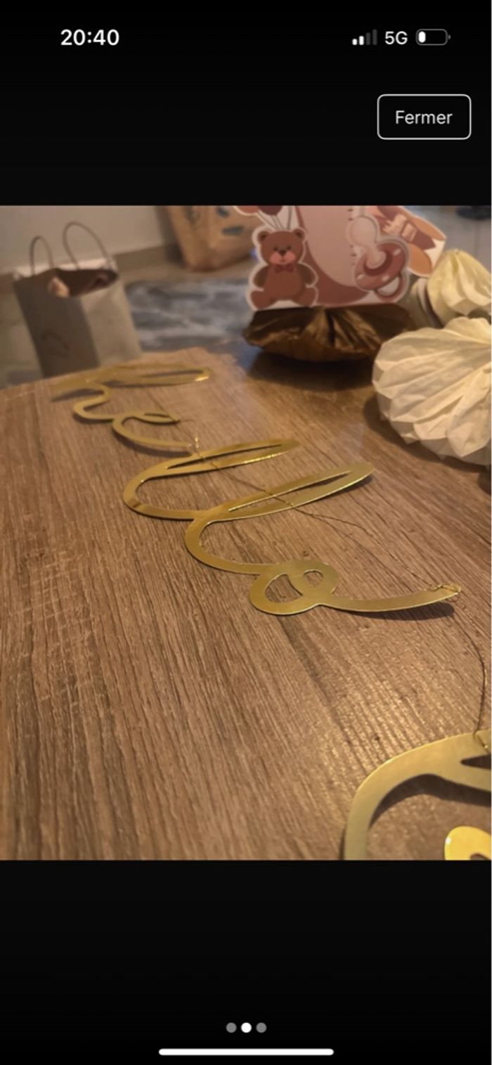 Banderole hello, baby - photo numéro 3