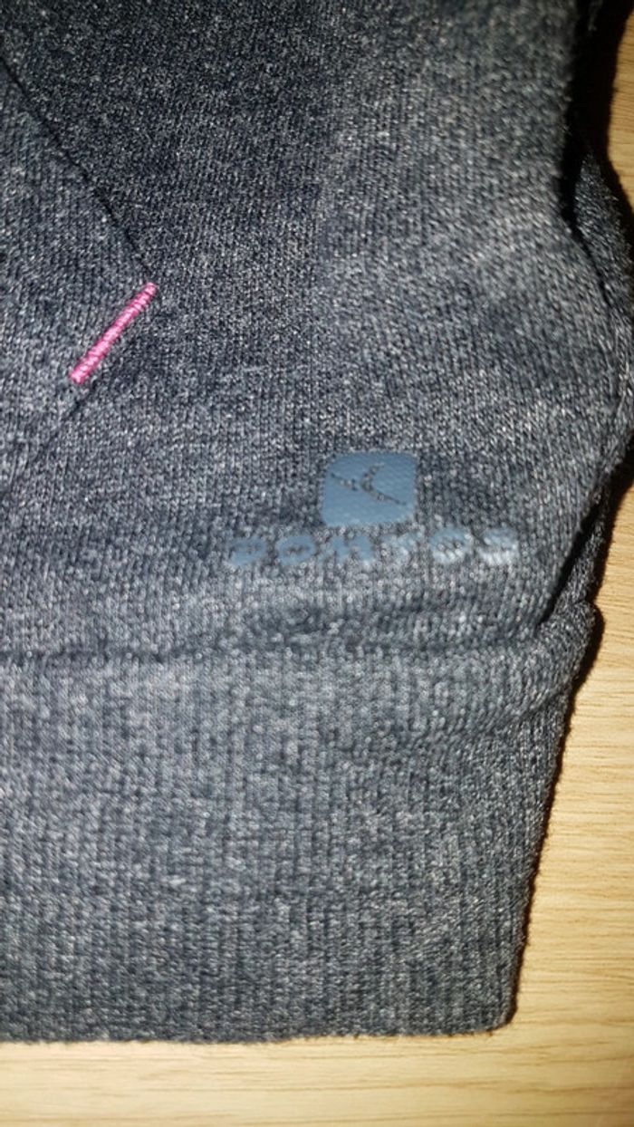 Sweat à capuche team 76 domyos decathlon 5 ans - photo numéro 4