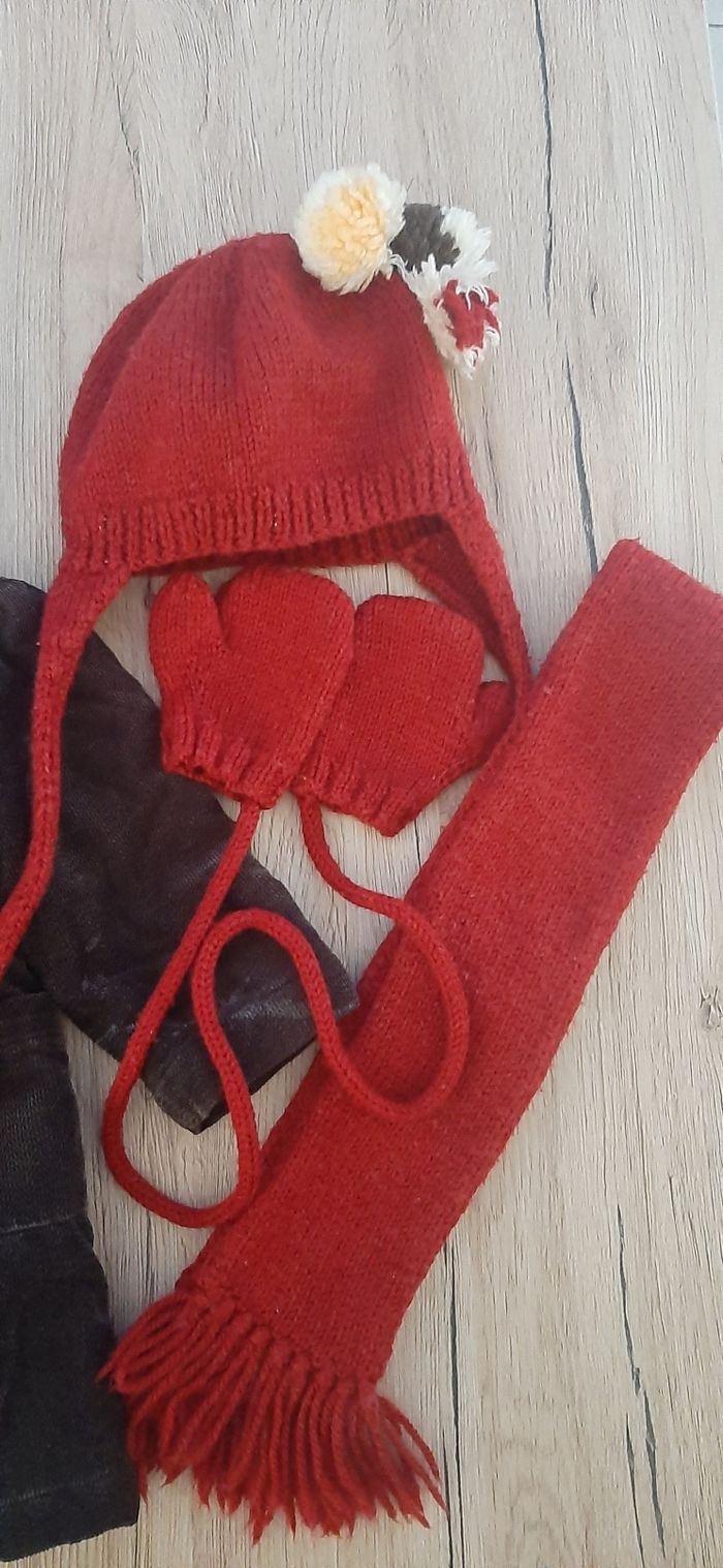 Manteau bonnet écharpe gants - photo numéro 2