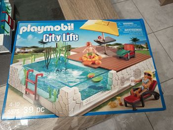 Playmobil city life 5575 piscine avec terrasse 