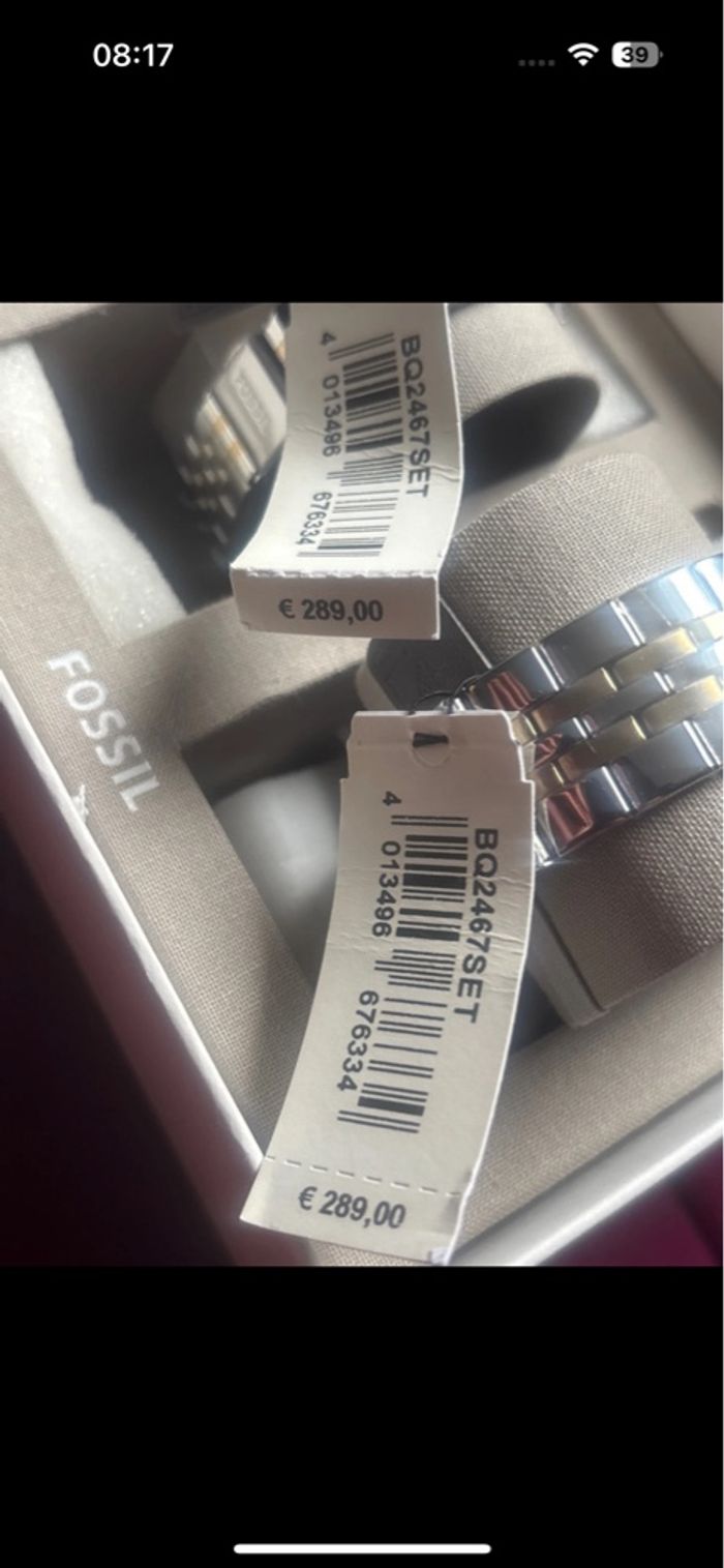 Coffret montre femme et homme - photo numéro 4