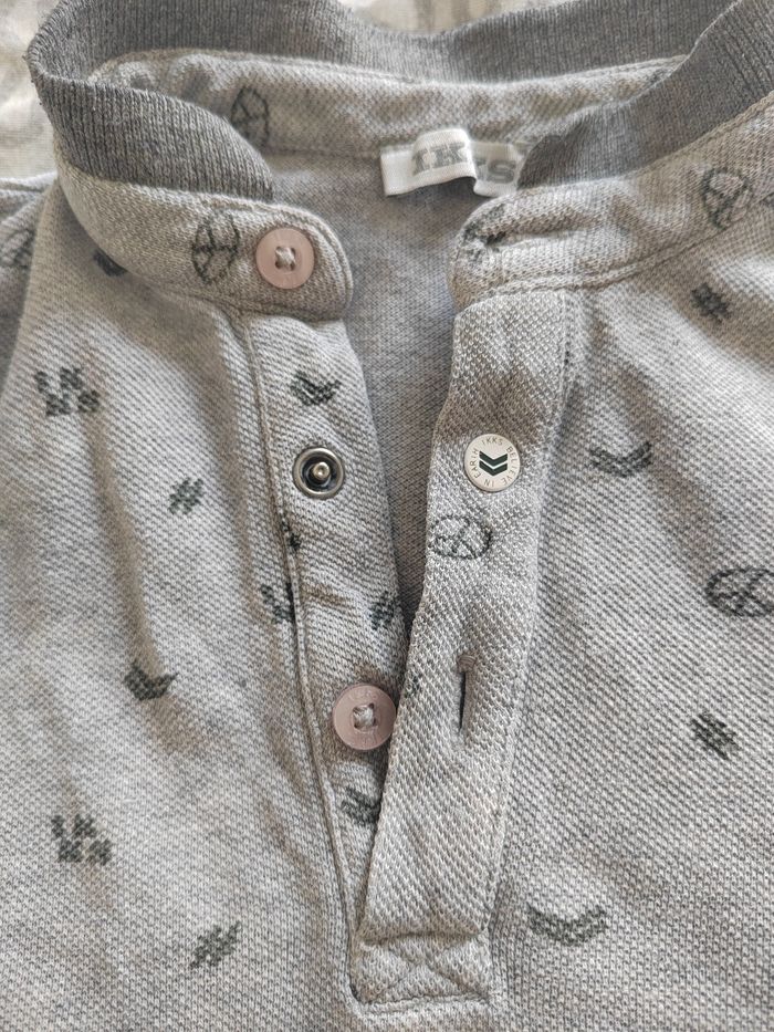 Polo gris ikks 3 ans - photo numéro 3