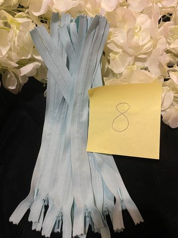 Lot fermeture éclair n’8