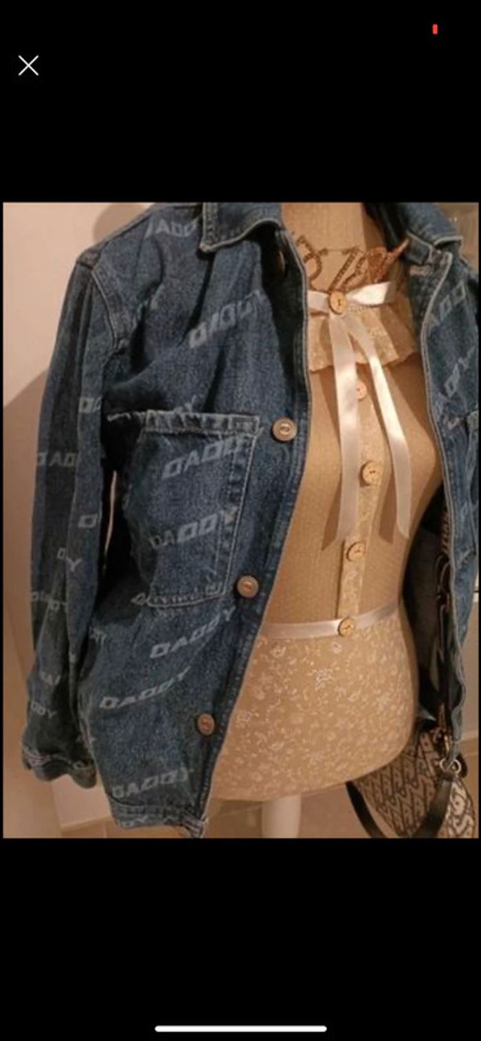 Veste en jean tendance - photo numéro 2