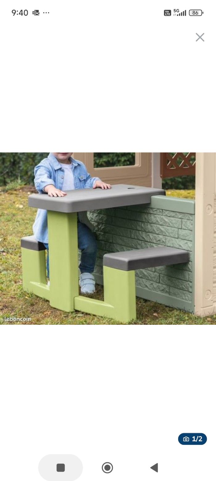 Table de pique-nique SMOBY - Cabanes enfants - photo numéro 2