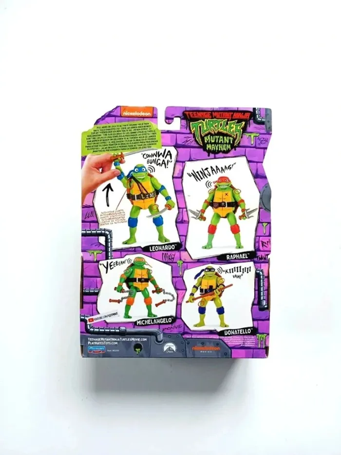 Figurine TMNT Mutant Mayhem Ninja Shouts 15 cm Donatello - photo numéro 2