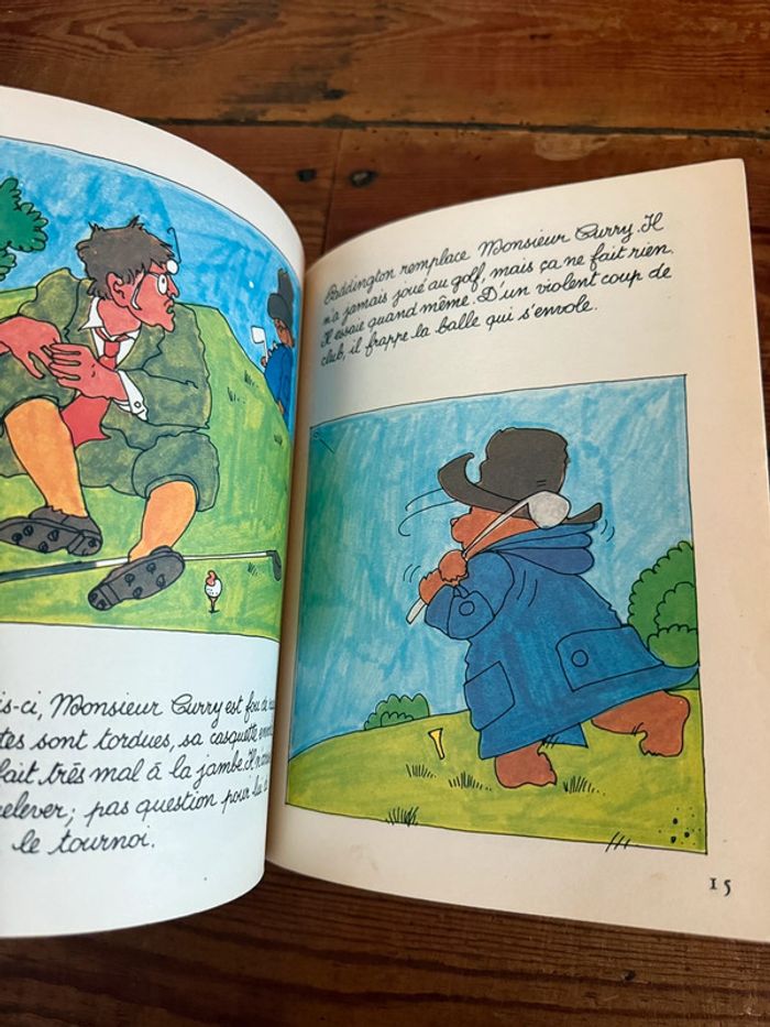 Livre ancien vintage l’Ours Paddington au golf Gentil Coquelicot Hachette Michael Bond - photo numéro 11