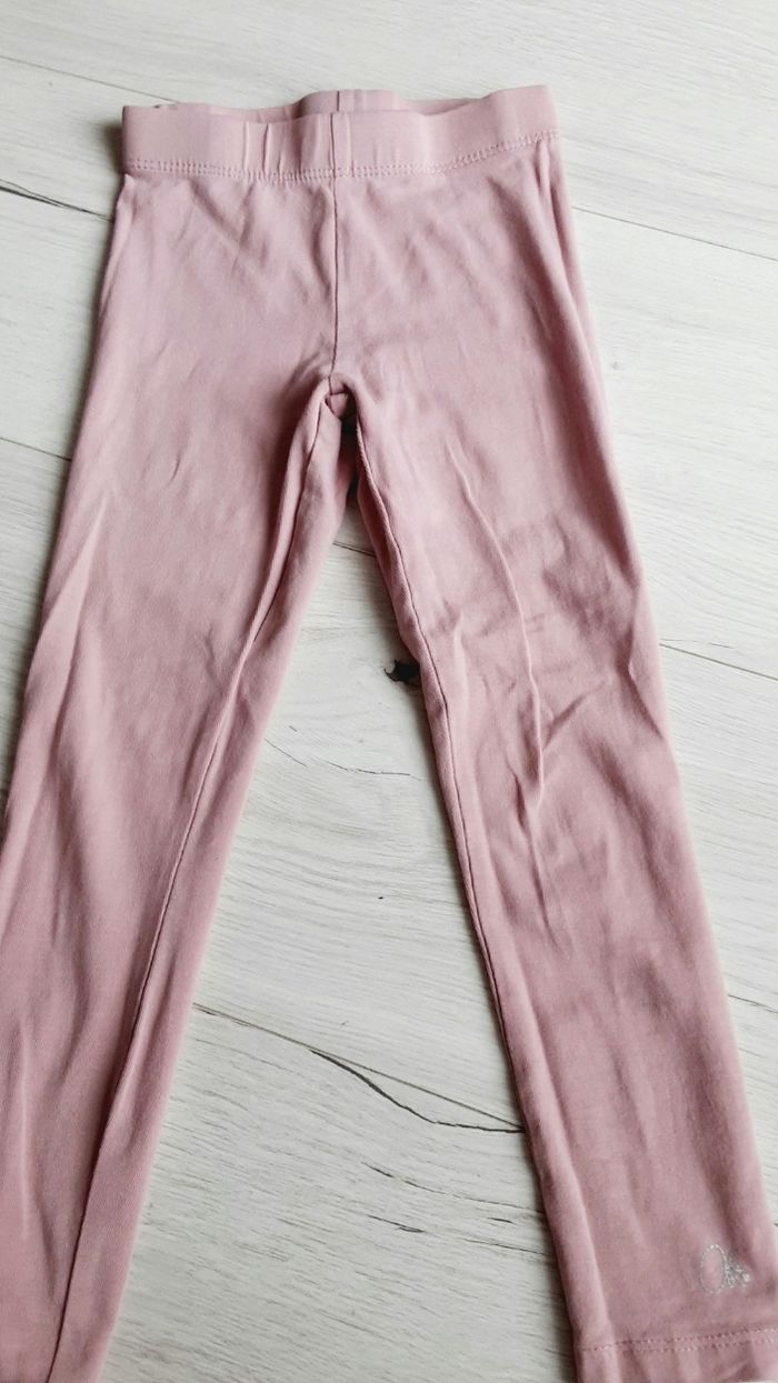Vêtement fille pantalon legging rose Orchestra 5 ans - photo numéro 2
