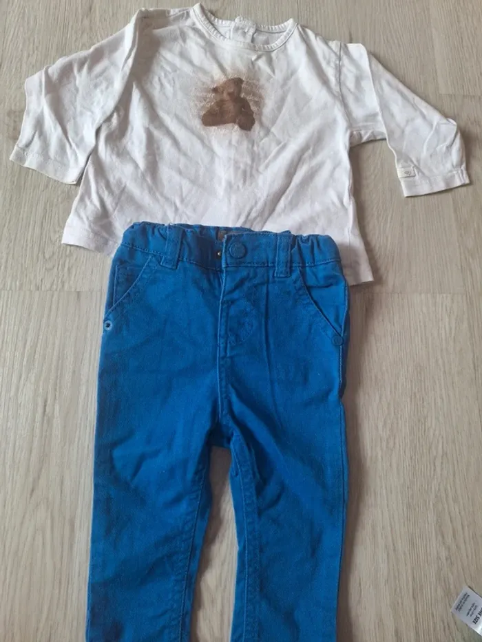 Lot de 7 vêtements garçon 6 mois Sergent Major et autres - photo numéro 3