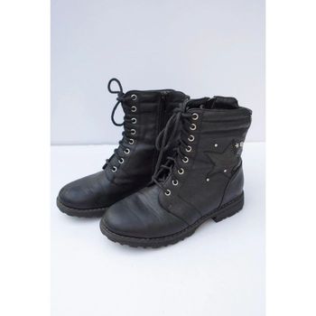Bottines/bottes noir, taille 33